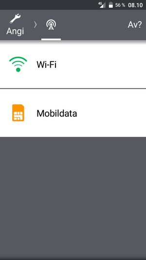Velg Wi-Fi