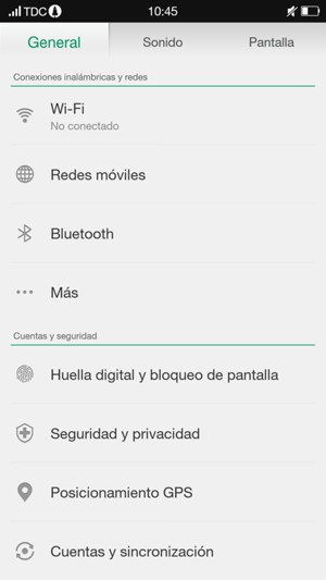 Seleccione Redes móviles