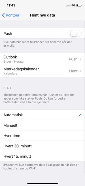 Angi Push til AV