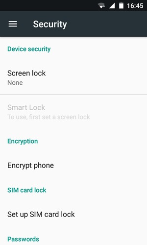To change the PIN for the SIM card, return to the Security menu and select Set up SIM card lock