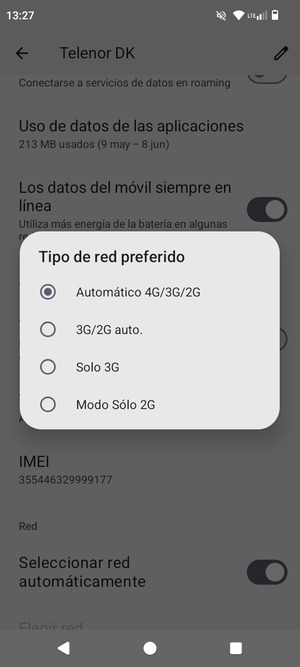 Seleccione su opción preferida
