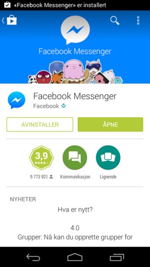 Velg ÅPNE