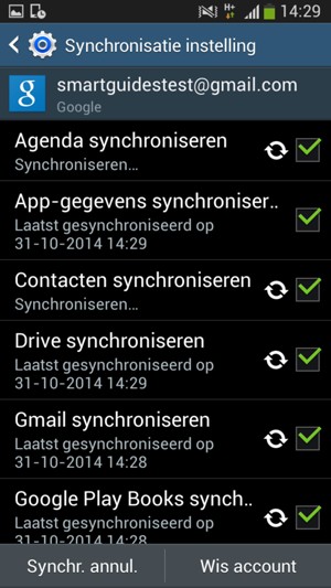 Uw contactpersonen van Google worden nu gesynchroniseerd met uw smartphone