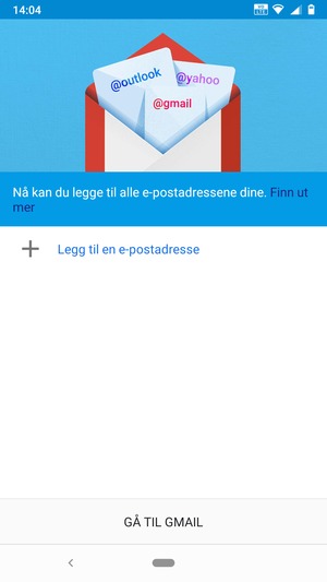 Velg Legg til en e-postadresse
