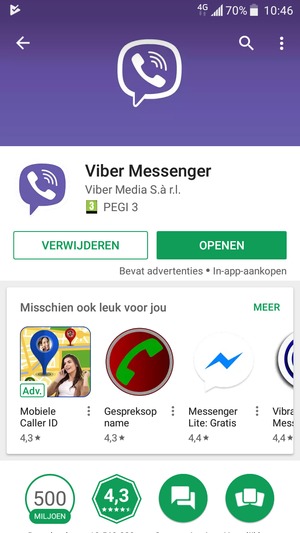 Selecteer OPENEN