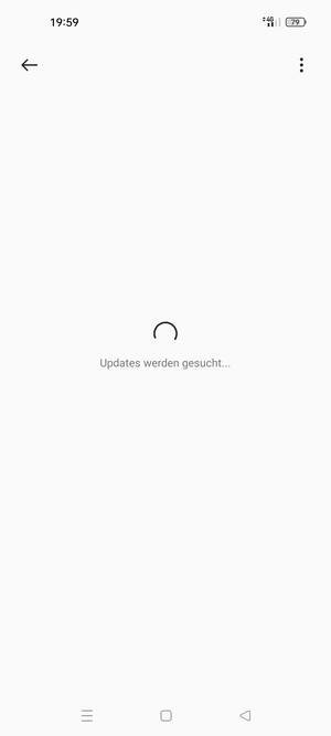 Warten Sie, bis die Suche abgeschlossen ist