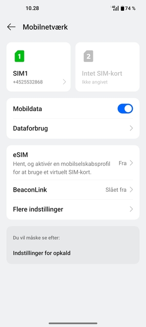Vælg eSIM