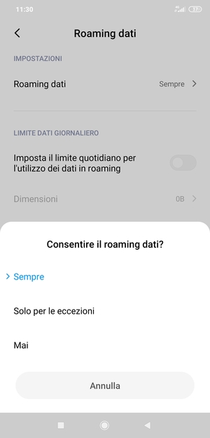 Seleziona la tua opzione preferita