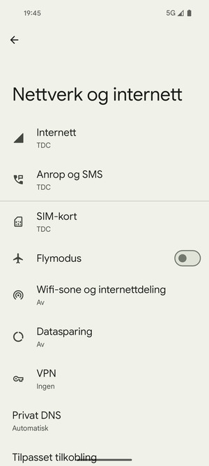 Velg SIM-kort