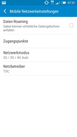 Wählen Sie Zugangspunkte