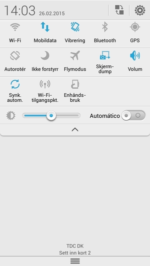 Velg Automático