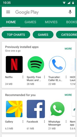 Select the Search bar