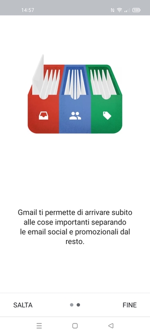 Seleziona FINE