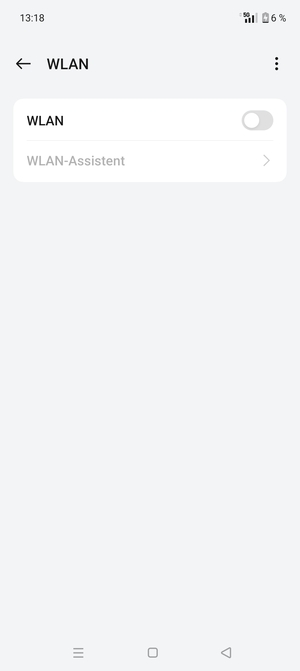 Schalten Sie WLAN ein