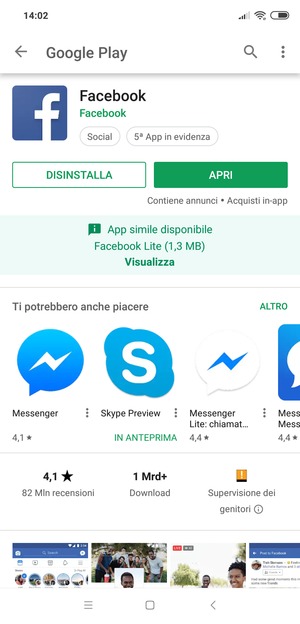 Seleziona APRI