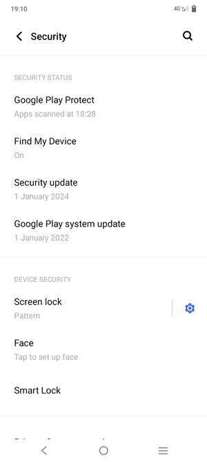 Your phone is now secure with a screen lock