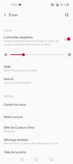 Sélectionnez Avancè