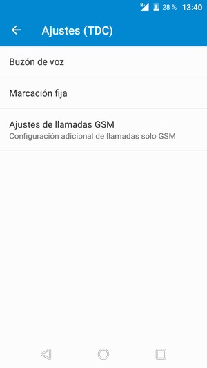 Seleccione Buzón de voz