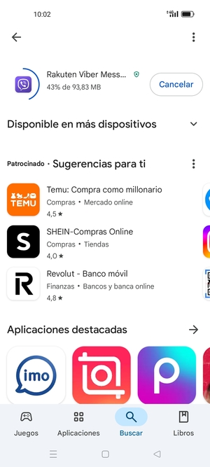 Espere a que el proceso de instalación finalice