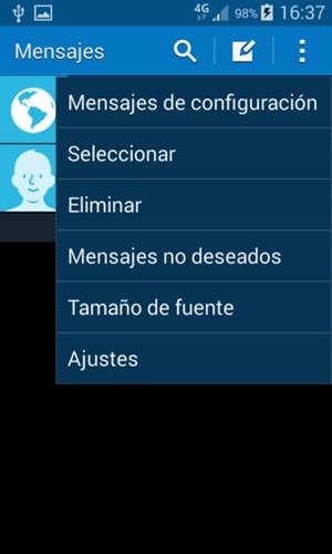 Seleccione Ajustes