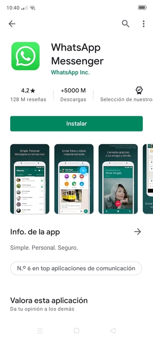 Seleccione Instalar
