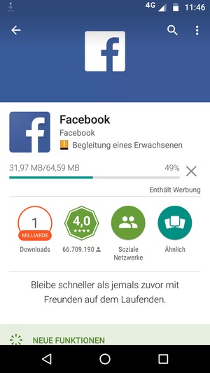 Warten Sie, bis der Installationsprozess  beendet ist