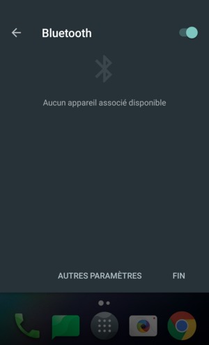 Désactiver le Bluetooth