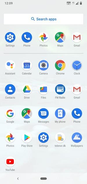 Select Settings