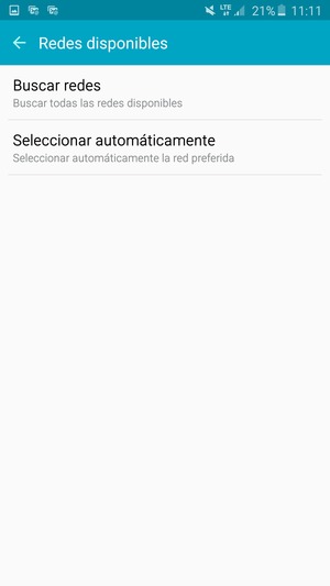 Seleccione Buscar redes