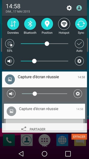 Désactiver le Bluetooth et le Position