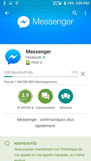 Veuillez attendre la fin de la procédure d'installation