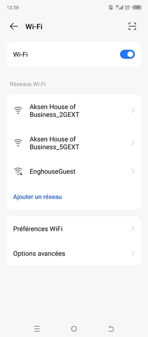 Sélectionnez le réseau sans fil auquel vous souhaitez vous connecter