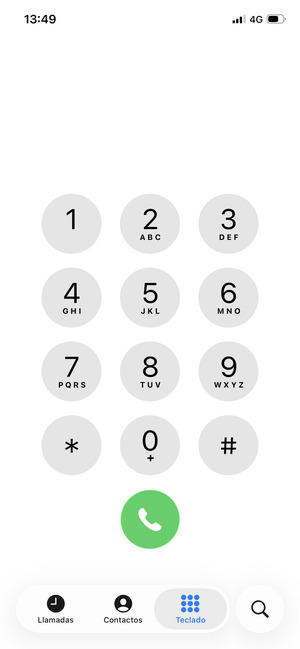 Introduzca el Número del centro de SMS y seleccione Llamar