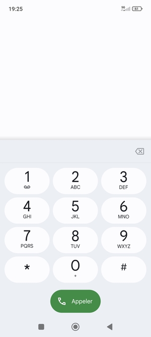 Appuyez longuement sur le numéro 1
