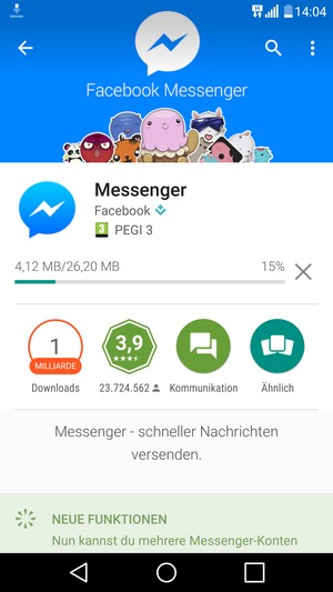 Warten Sie, bis der Installationsprozess  beendet ist