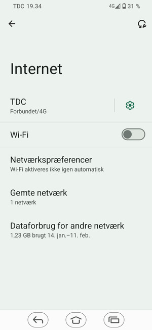 Aktiver Wi-Fi