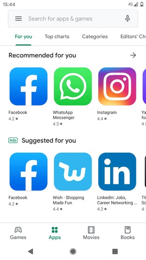 Select the Search bar