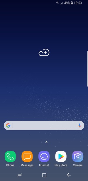 Swipe up