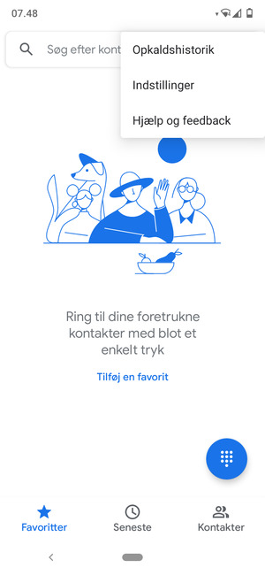 Vælg Indstillinger