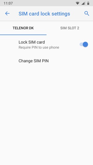 Select Public and Change SIM PIN