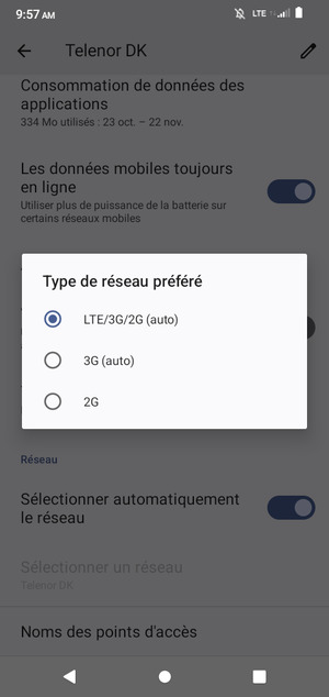 Sélectionnez votre option préférée