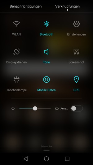 Wählen Sie Töne, um in den Vibrations-Modus zu wechseln