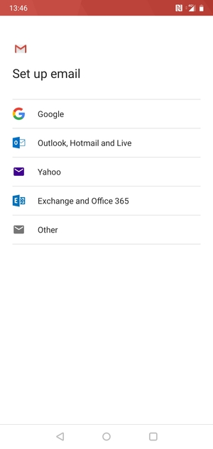 Select Outlook, Hotmail and Live