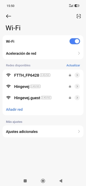 Seleccione la red inalámbrica a la que desea conectarse
