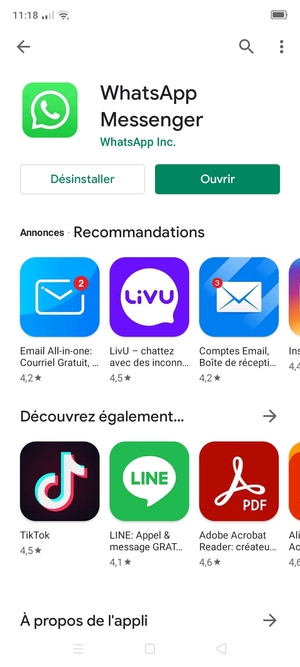 Sélectionnez Ouvrir
