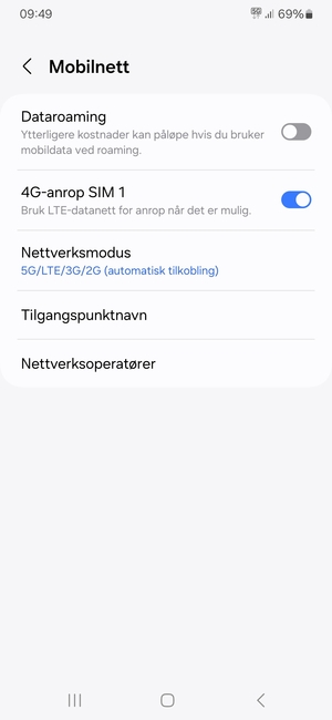 Velg Tilgangspunktnavn