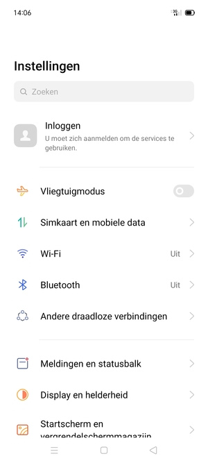 Selecteer Wi-Fi