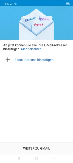 Wählen Sie E-Mail-Adresse hinzufügen