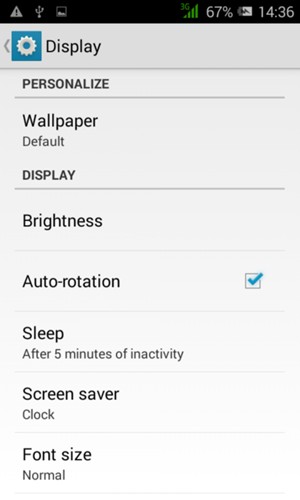 Select Brightness