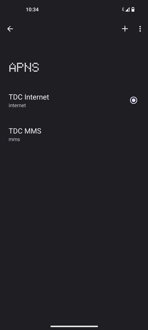 Select the Menu button